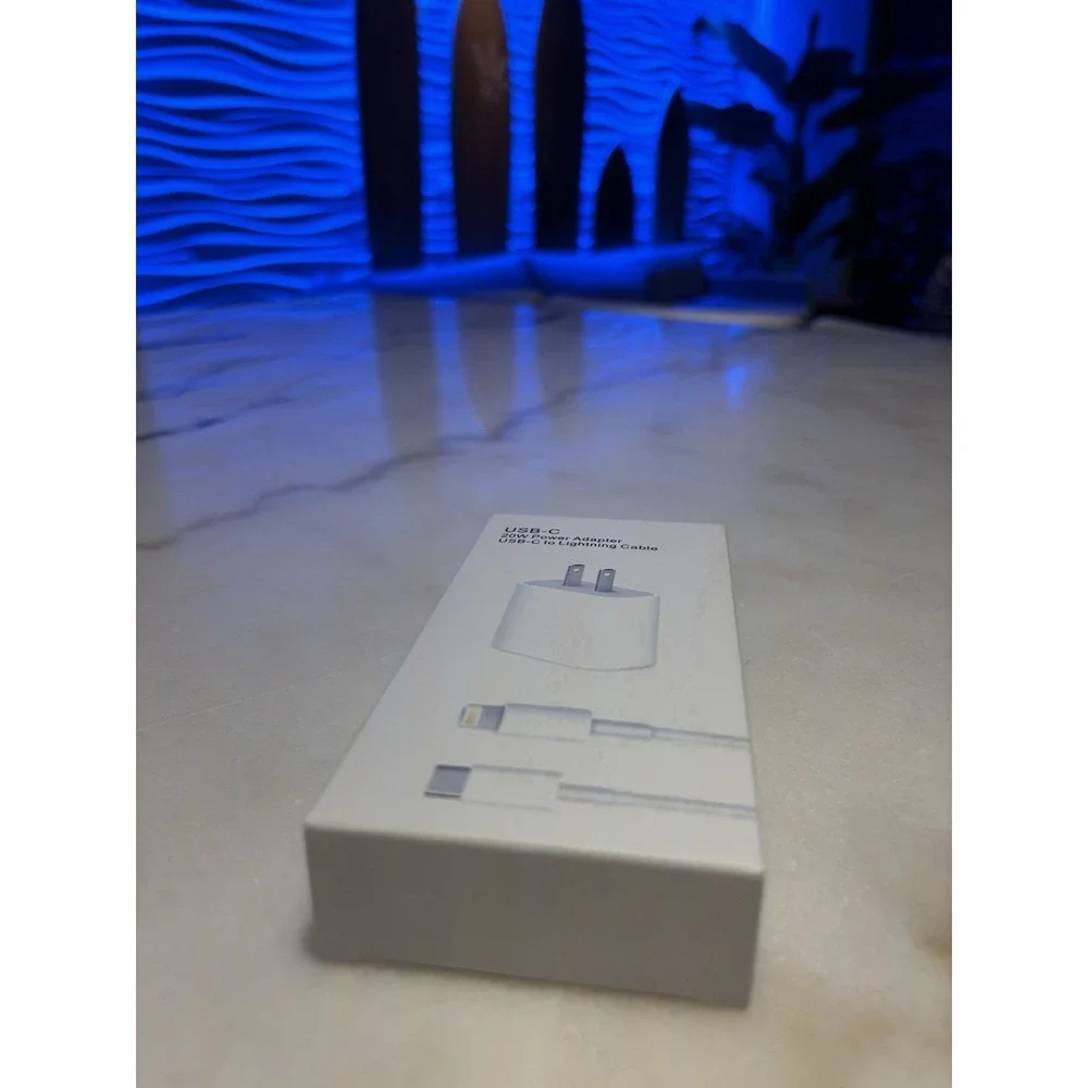 Brand New In Box USB-C 20w Power Adapter USB-C To Lighting Cable Fast Charger